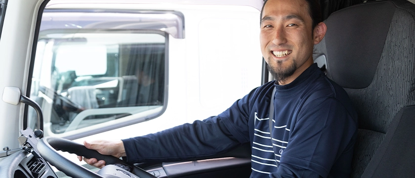 安定した配送を担うベテランドライバー！